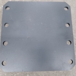 5006021 INDECO Основание-амортизатор боковой 270*270*62 мм металл