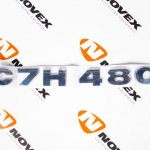 WG1664952029 SITRAK Шильдик двери левой