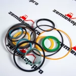 87428631 Ремкомплект гидроцилиндра поворота стрелы CNH 590SR, 555E, LB75, LB110, B95 (2 1/2 / 110)