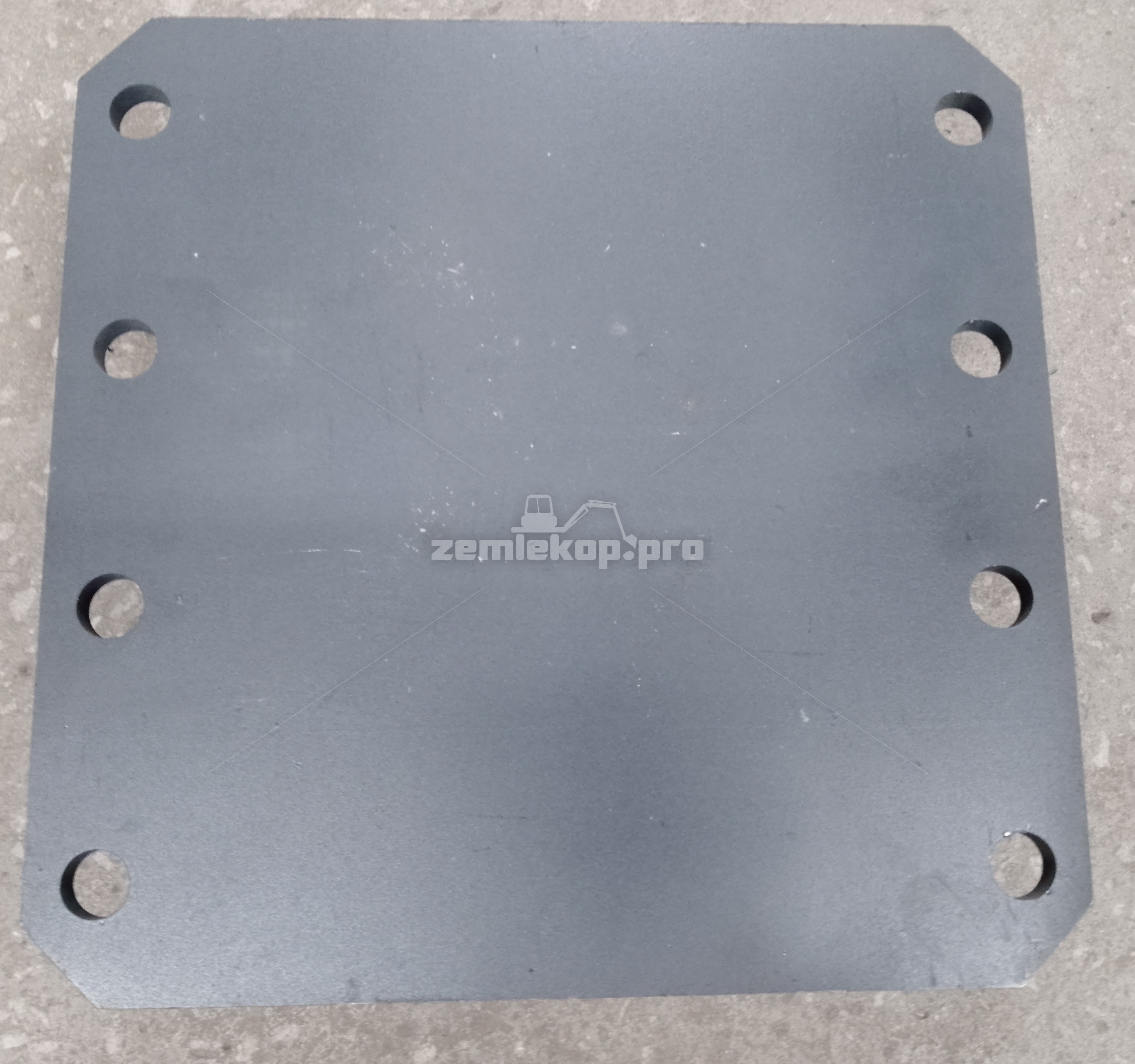 5006021 INDECO Основание-амортизатор боковой 270*270*62 мм металл